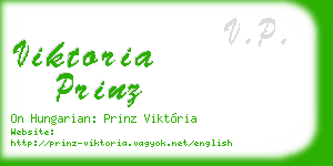 viktoria prinz business card